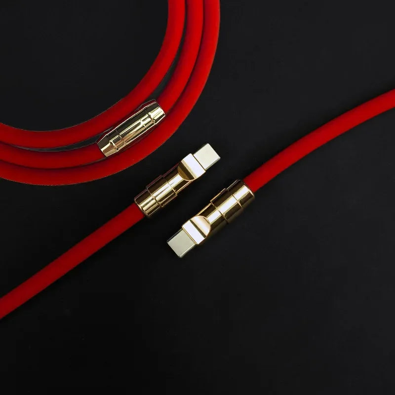 3M USB C Liquid Silicone Cable 100W Fast Charging Phone Cable Silicone Wire PD 2M 2 3 M Long Usb Type C to C Mobile Charge Cable
